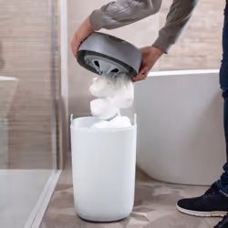 Tommee Tippee Twist and Click Advanced Nappy Bin & 1 x Refill Cassette White