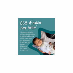 Tommeeâ¯Tippeeâ¯Baby Sleep Bag for Newborns, 0-3m, 1.0 TOG, The Originalâ¯Grobag Swaddle Bag, Hip-Healthy Design, Soft Cotton-Rich Fabric, Blush