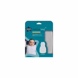 Tommeeâ¯Tippeeâ¯Baby Sleep Bag for Newborns, 0-3m, 1.0 TOG, The Originalâ¯Grobag Swaddle Bag, Hip-Healthy Design, Soft Cotton-Rich Fabric, Sky Grey