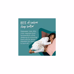 Baby Sleep Bag with Legs, The Original Grobag Steppeebag, Baby Romper Suit, Hip-Healthy Design, Soft Cotton-Rich Fabric,