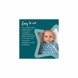 Tommeeâ¯Tippeeâ¯Baby Sleeping Bag for Newborns, The Originalâ¯Grobag Swaddle Bag, Hip-Healthy Design, Soft Bamboo-Rich Fabric, 0-3m, 1.0 TOG, Soft