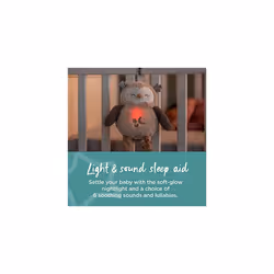 Deluxe Baby and Toddler Sound and Light Sleep Aid with White Noise, CrySensor and Nightlight, USB-Rechargeable and Machine Washable, Ollie The Owl - Additional view 4
