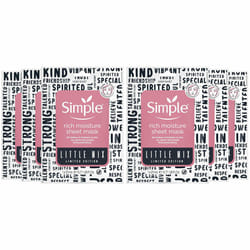 Simple Kind toSkin Daily Skin Detox Sheet Mask 6Pk - Buy 6 Rich Moisture