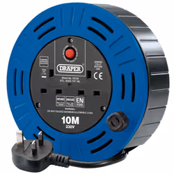 230V Twin Socket Cable Reel, 10m