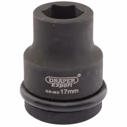 Draper Expert HI-TORQ® 6 Point Impact Socket, 3/4"" Sq. Dr., 17mm