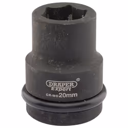 Draper Expert HI-TORQ&#174; 6 Point Impact Socket, 3/4"" Sq. Dr., 20mm