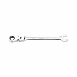 Metric Combination Spanner with Flexible Head and Double Ratcheting Features (9mm)