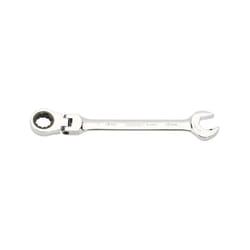 Metric Combination Spanner with Flexible Head and Double Ratcheting Features (18mm)
