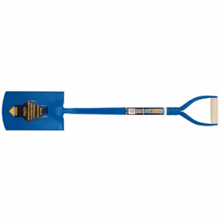Expert Solid Forged Square Mouth Spade with Ash Shaft