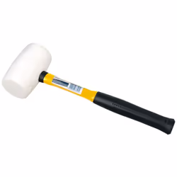 Non-Marking Rubber Head Mallet with Fibreglass Shaft, 680g/24oz