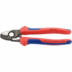Knipex Copper or Aluminium Only Cable Shear with Sprung Heavy Duty Handles, 165mm