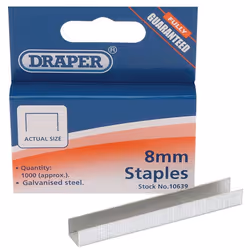 Steel Staples, 8 x 10mm (Pack of 1000)