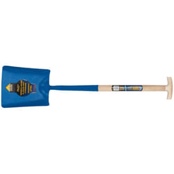 Draper Expert Solid Forged Contractors Square Mouth Shovel with Ash Shaft and T-Handle