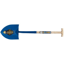 Draper Expert Solid Forged Contractors Round Mouth Shovel, No.2 with Ash Shaft and T-Handle