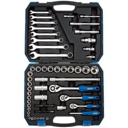 Metric Tool Kit, 1/4"", 3/8"" and 1/2"" Sq. Dr. (75 Piece)