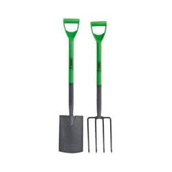 Carbon Steel Garden Fork and Spade Set
