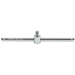 Satin Chrome Sliding T Bar, 1/2"" Sq. Dr.