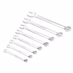 Draper 8PC.COMB SPANNER SET 8-19MM 17981 17981 HI-TORQÃ Metric Combination Spanner Set (8 Piece)