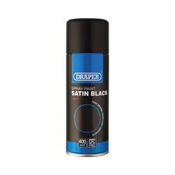 DRAPER Satin Black Paint (400ml) [18013]
