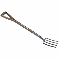 Young Gardener Digging Fork with Ash Handle