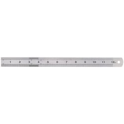 Stainless Steel Rule, 300mm, 12""