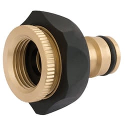 Brass and Rubber Tap Connector, 1/2 - 3/4""