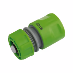 Hose Connector with Water Stop Feature (1/2")