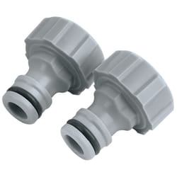 Outdoor Tap Connectors, 3/4"" (Pack of 2)