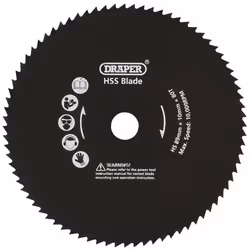 89mm Metal Cut Blade for Draper Storm Force® Mini Plunge Saw