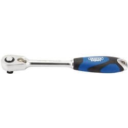 60 Tooth Micro Head Reversible Soft Grip Ratchet, 3/8"" Sq. Dr.
