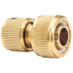 Brass Garden Hose Connector, 3/4""