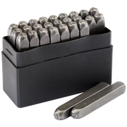 A - Z Letter Stamp Set, 3/16""