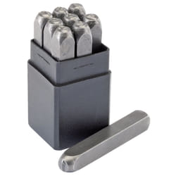 0 - 9 Number Stamp Set, 3/16""