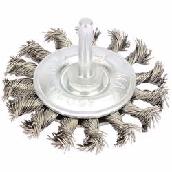 Steel Twist-Knot Wire Wheel Brush, 75mm