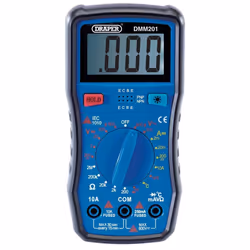 Manual-Ranging Digital Multimeter, 1 x Test Leads, 1 x Temp Probe