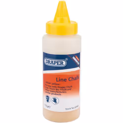 Plastic Bottle of Yellow Chalk for Chalk Line, 115g