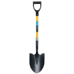 Round Point Builders Shovel with Fibreglass Shaft