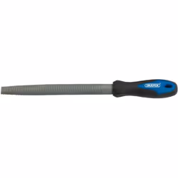 Soft Grip Engineer's Half Round Cabinet Rasp, 200mm