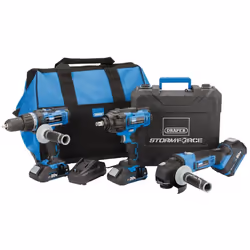 Draper Storm Force® 20V Cordless Mega Kit (8 Piece)