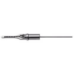 Hollow Square Mortice Chisel with Bit, 1/4""