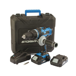 DRAPER Draper Stormforce&#174; 20V Combi Drill with 2 x 2.0Ah batteries and charger [89523]
