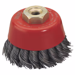 Twist Knot Wire Cup Brush, 60mm, M10