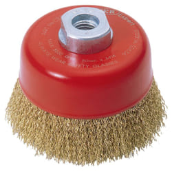 Draper Expert Crimped Wire Cup Brush, 80mm, M14