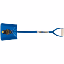 Draper Expert Solid Forged Contractors Square Mouth Shovel with Ash Shaft