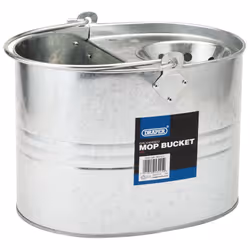 Galvanised Mop Bucket, 9L
