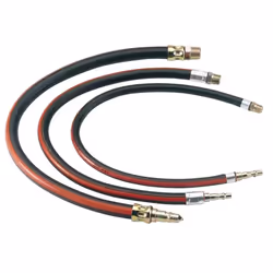 Air Line Whip Hose, 600mm, 1/4"" BSP
