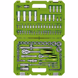 Metric Socket Set, 1/4” and 1/2” Sq. Dr. (100 Piece)