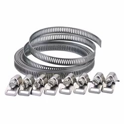 Wide Hose Clamp Set, 8mm