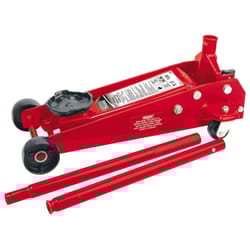 Heavy Duty Garage Trolley Jack, 3 Tonne, Red