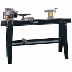 Variable Speed Wood Lathe with Digital Display, 750W